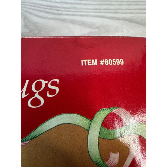 Traditions Christmas 1992 Stoneware Mugs Set of 4 Bear Doll Nutcracker Ornament - Picture 3 of 14